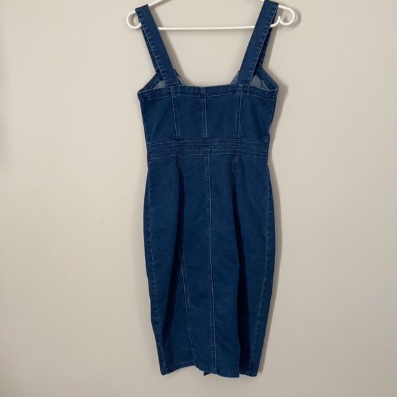 Midi denim dress - Picture 7 of 8